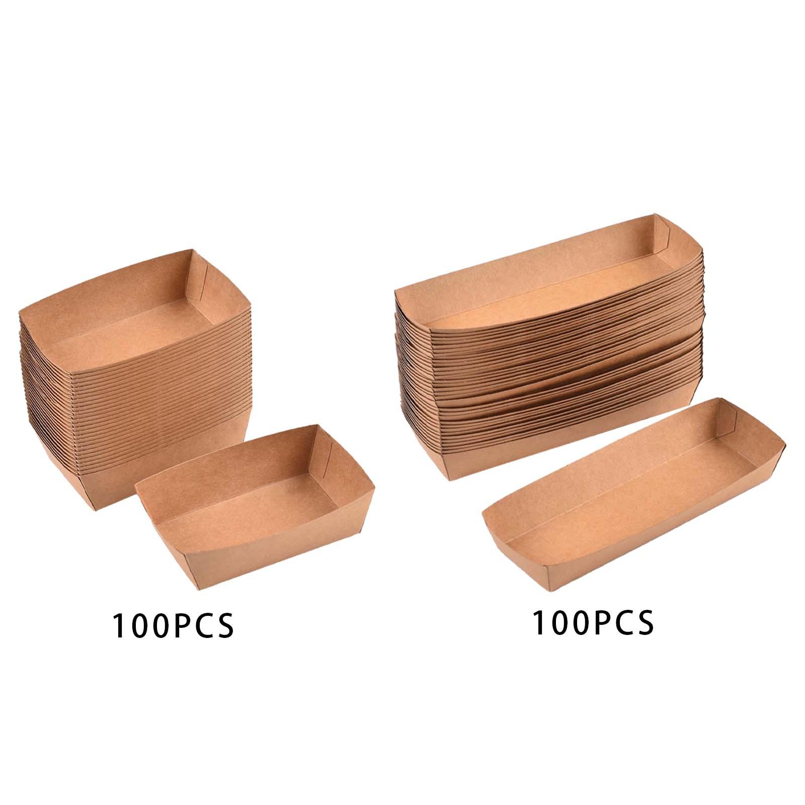 Food Storage Safety - 100 Buah Wadah Perahu Penyajian Makanan