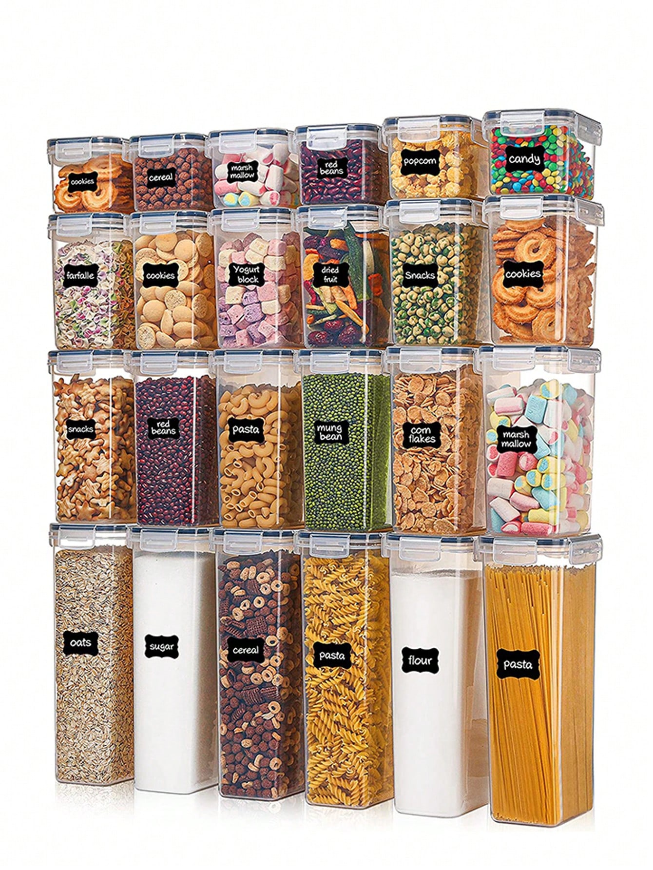 Food Storage Organization - 48 buah wadah penyimpanan makanan kedap