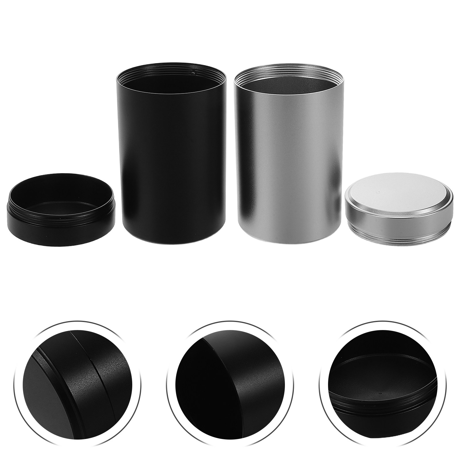 Food Storage Jars Plastic - 2Pcs Set Stoples Logam dari Paduan