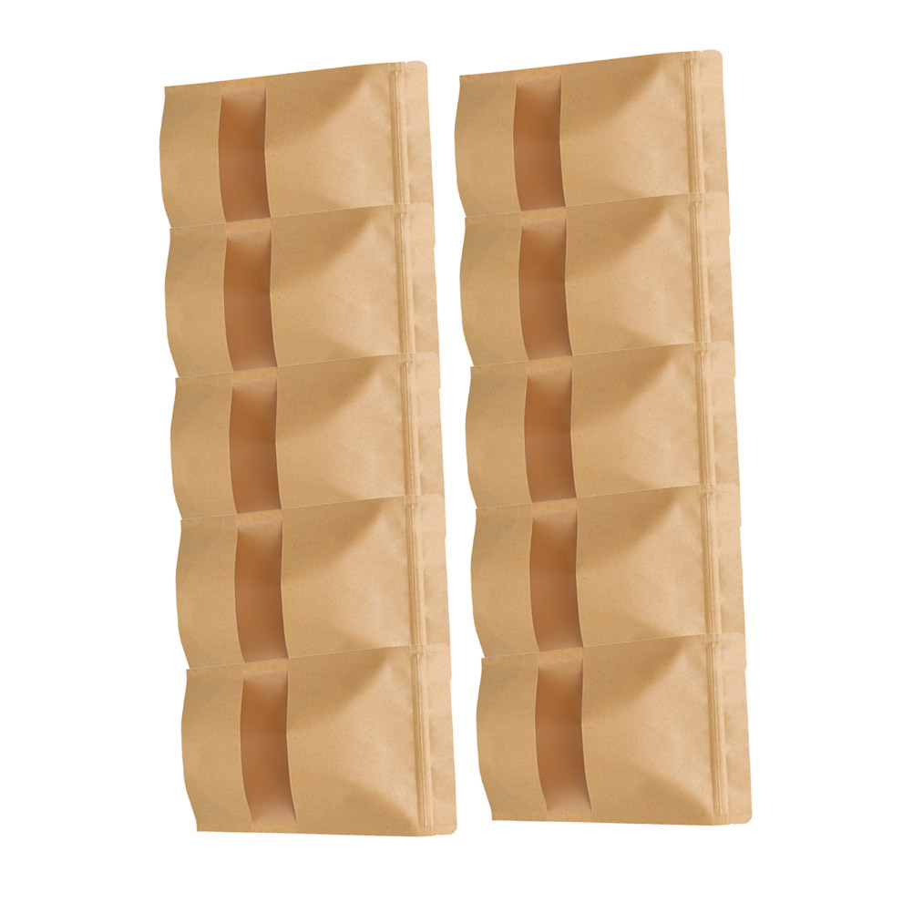 Food Storage Usa - 50Pcs Kantong Kertas Kraft Penyimpanan Makanan