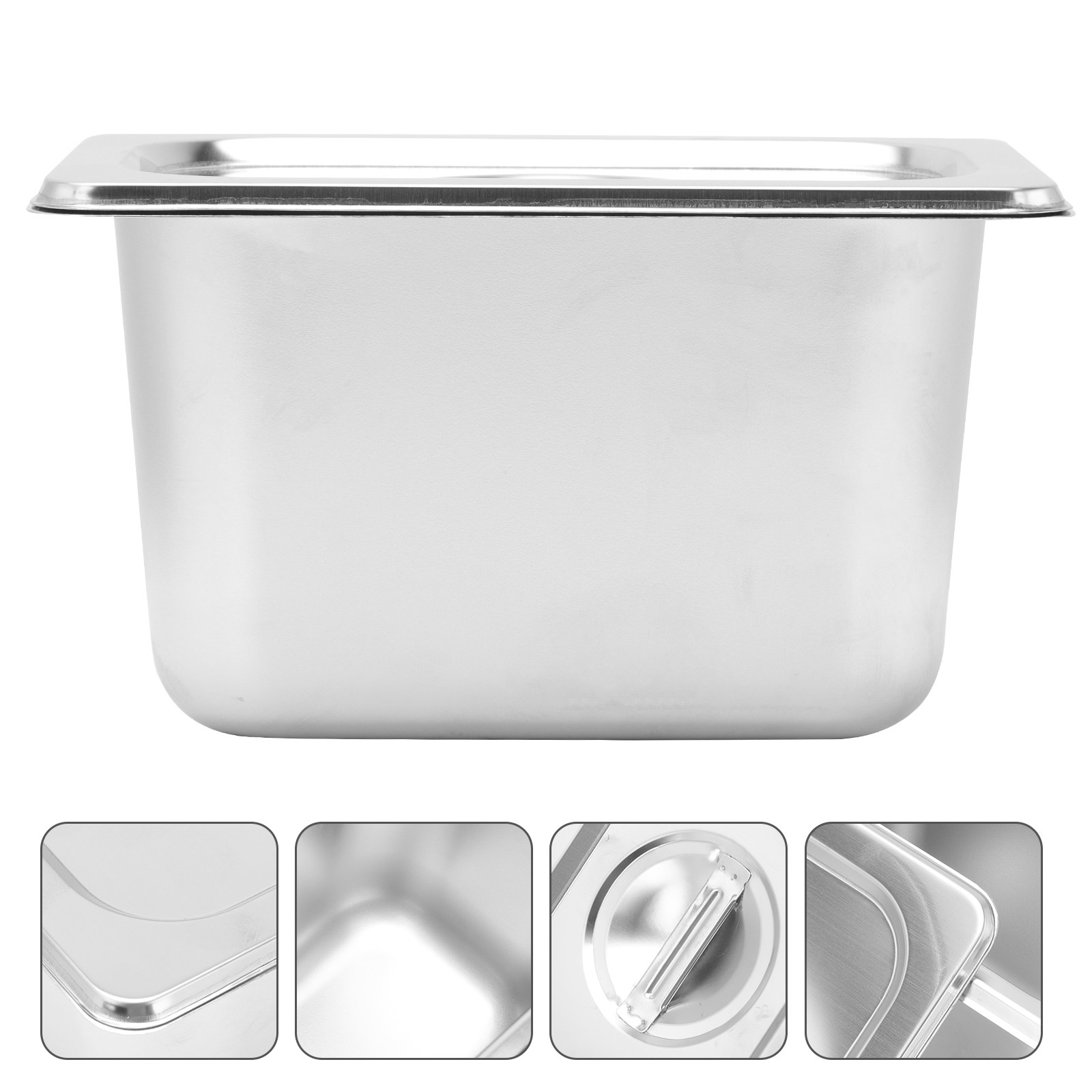 Food Storage Organization - 1Set Wadah Penyajian Makanan dari Baja