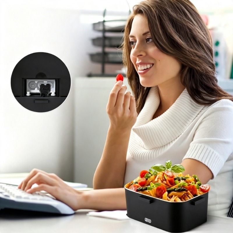 Portable Food Warmer - Kotak Makan Listrik Berpemanas 110V untuk