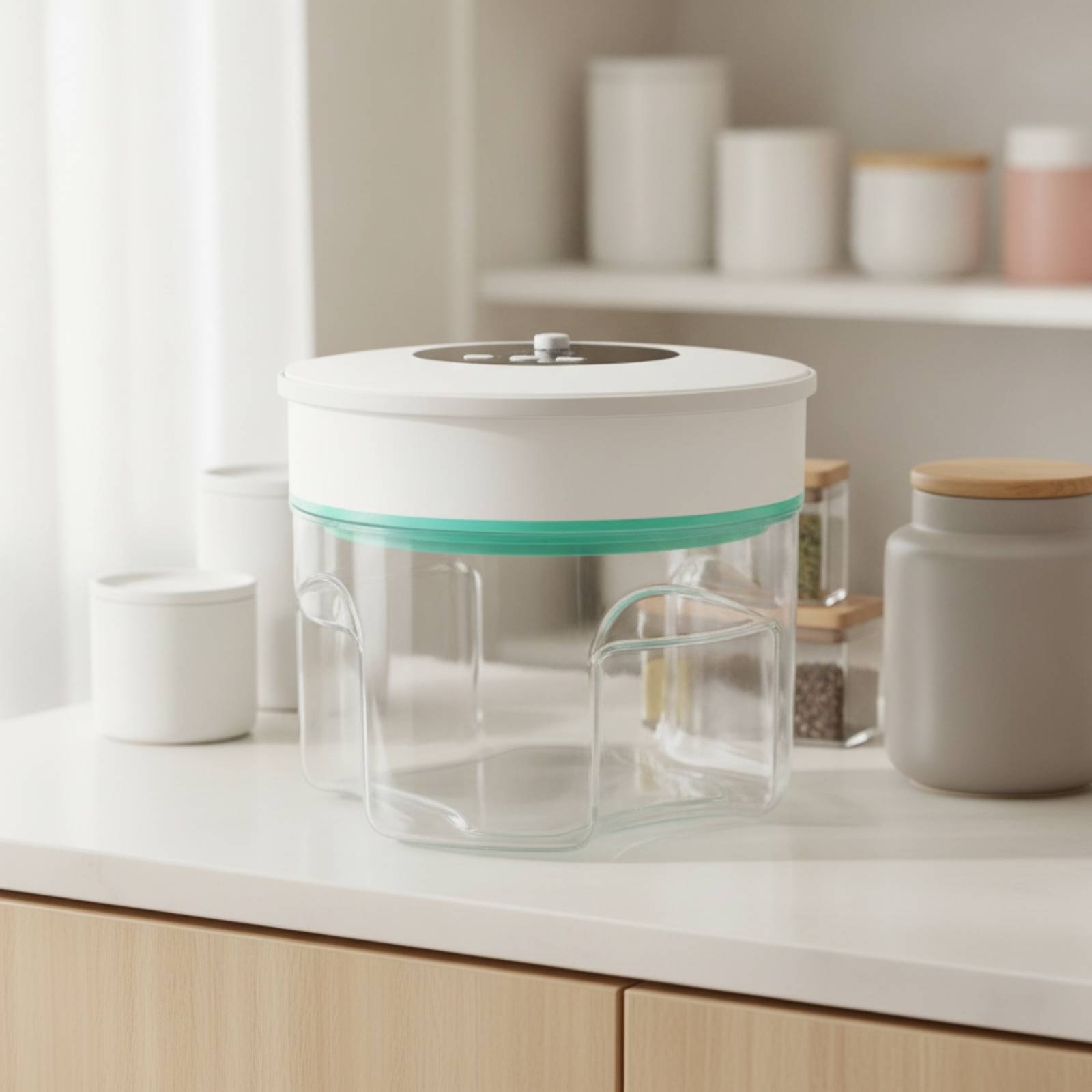 Food Storage Jars Plastic - Stoples Penyimpanan Vakum Wadah Penyimpanan Makanan