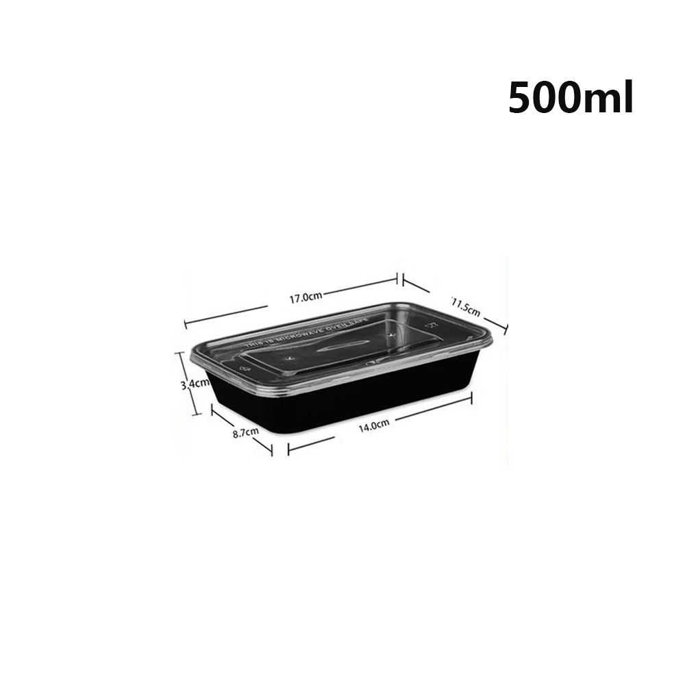 Food Storage Without Plastic - 5Pcs/set Wadah Makanan Plastik Sekali Pakai