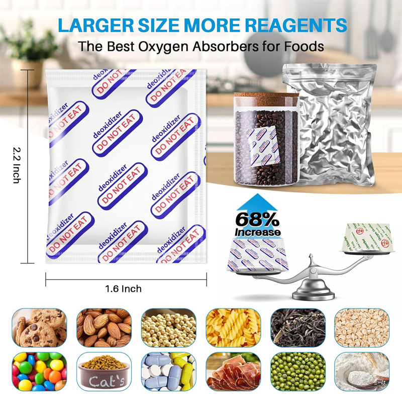 Food Storage Oxygen Absorbers - Penyerap Oksigen Kelas Makanan 20cc-150cc Deoksidator