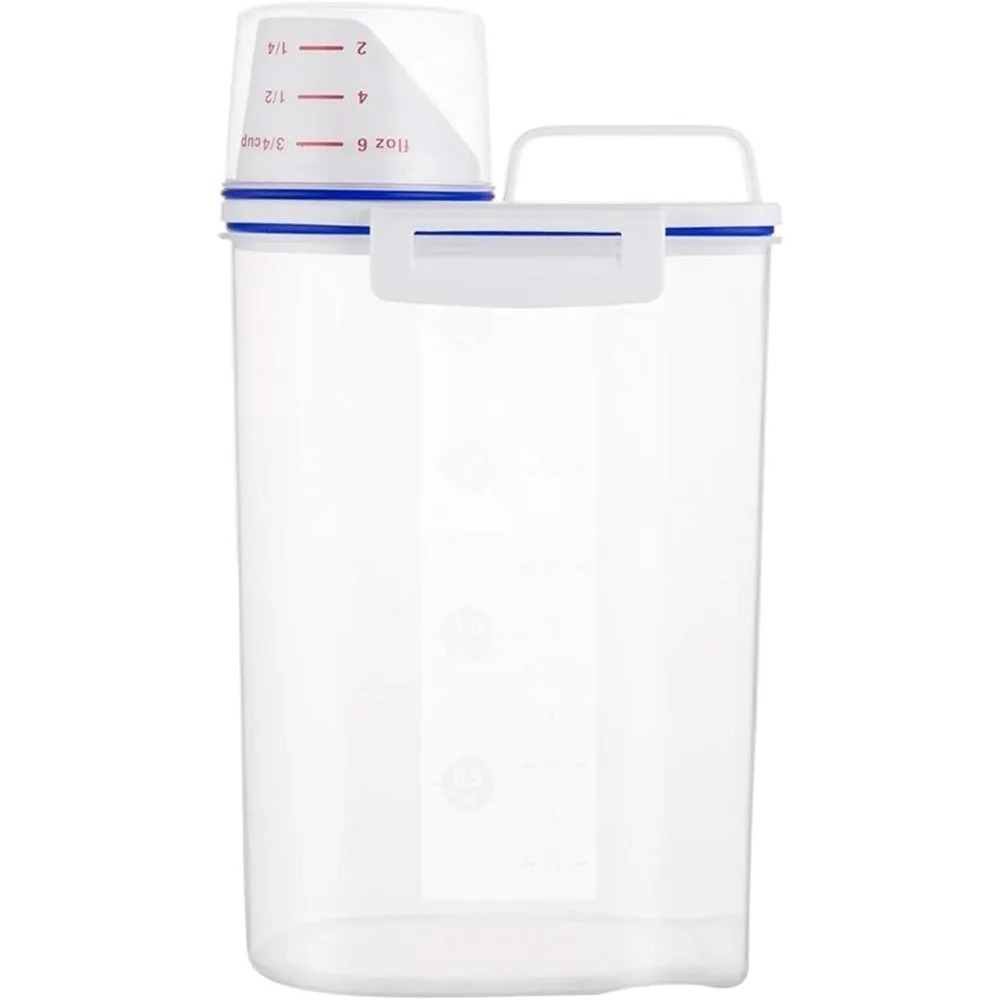 Food Storage Jars Plastic - Wadah Penyimpanan Makanan Kering Beras Bebas