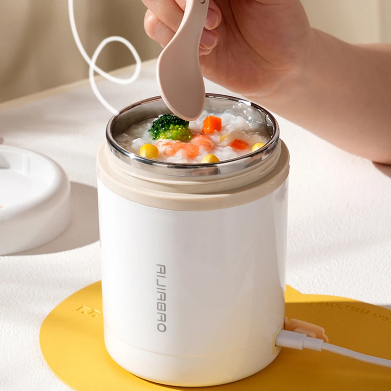 Portable Food Warmer - Kotak makan siang elektrik USB 600ML,
