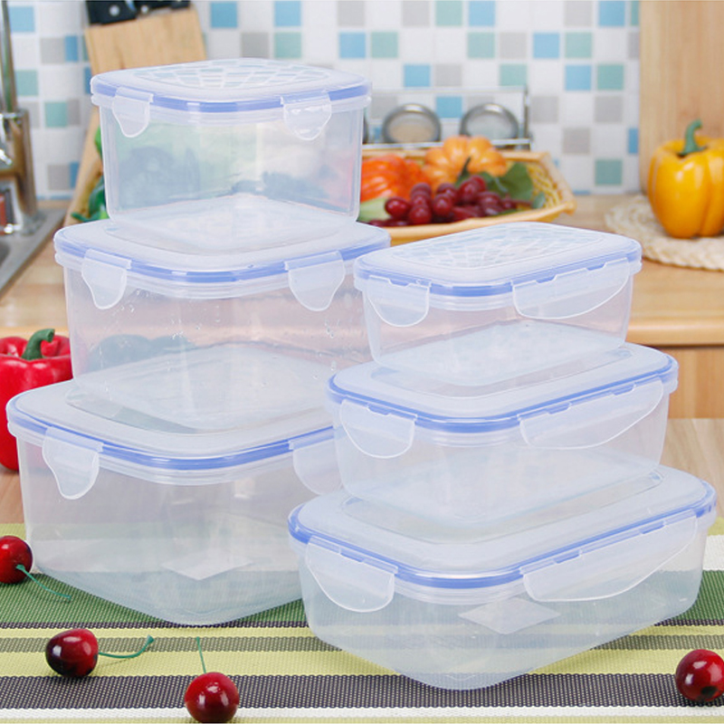 Food Storage Tupperware - Kotak Makan Siang Plastik untuk Anak-anak