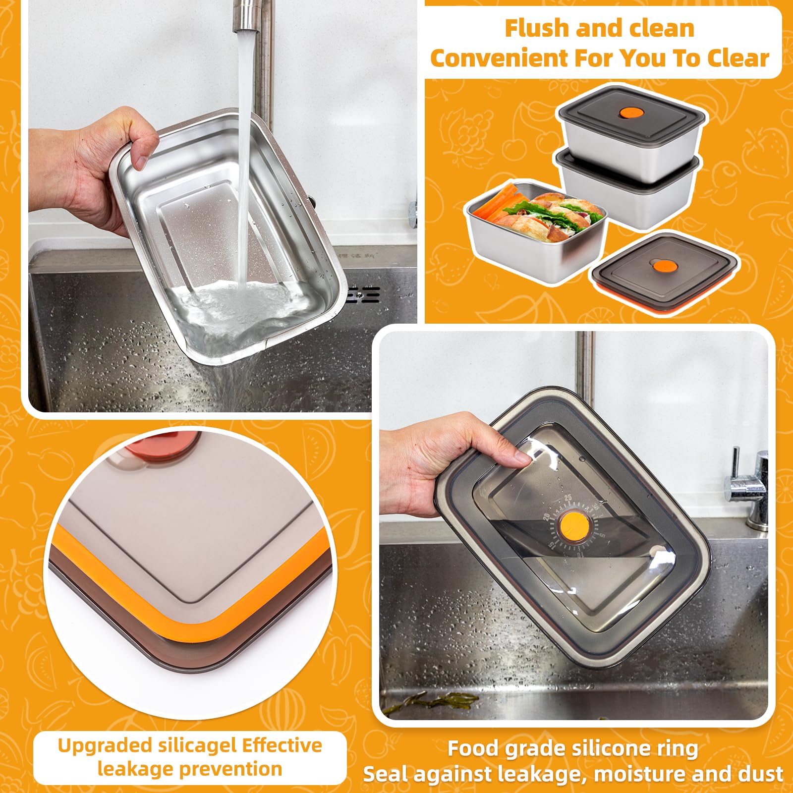 Kotak Makan Siang Berkemah Baj - Stainless Lunch Box ulasan dan harga