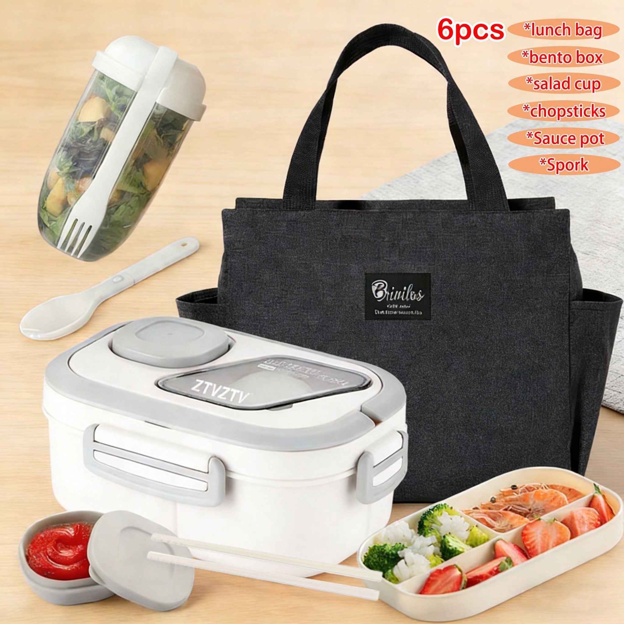 Hanya Set Kotak Makan ZTVZTV/K - Food Storage Kitchen Container Set ulasan dan harga