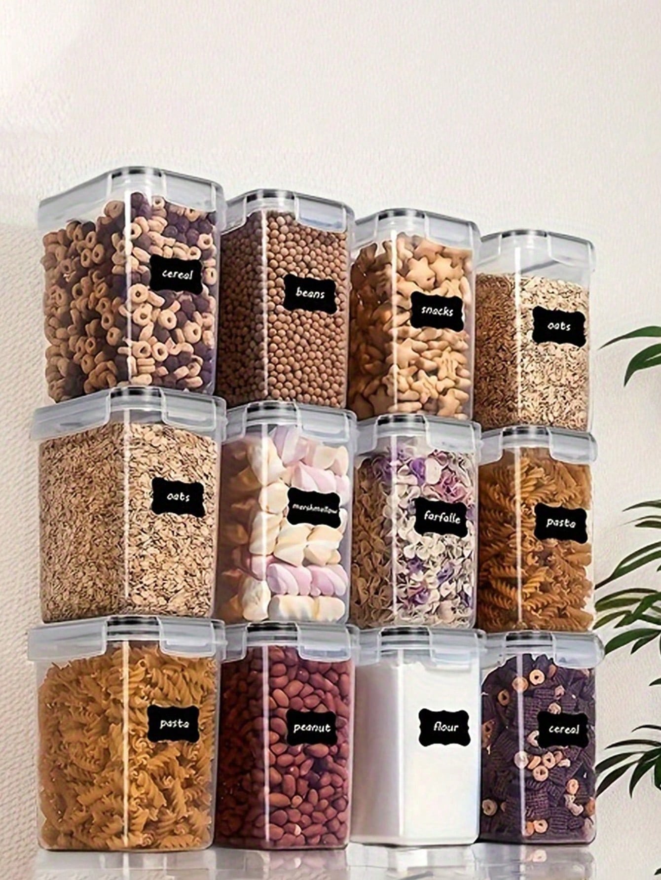48 buah wadah penyimpanan maka - Food Storage Organization ulasan dan harga