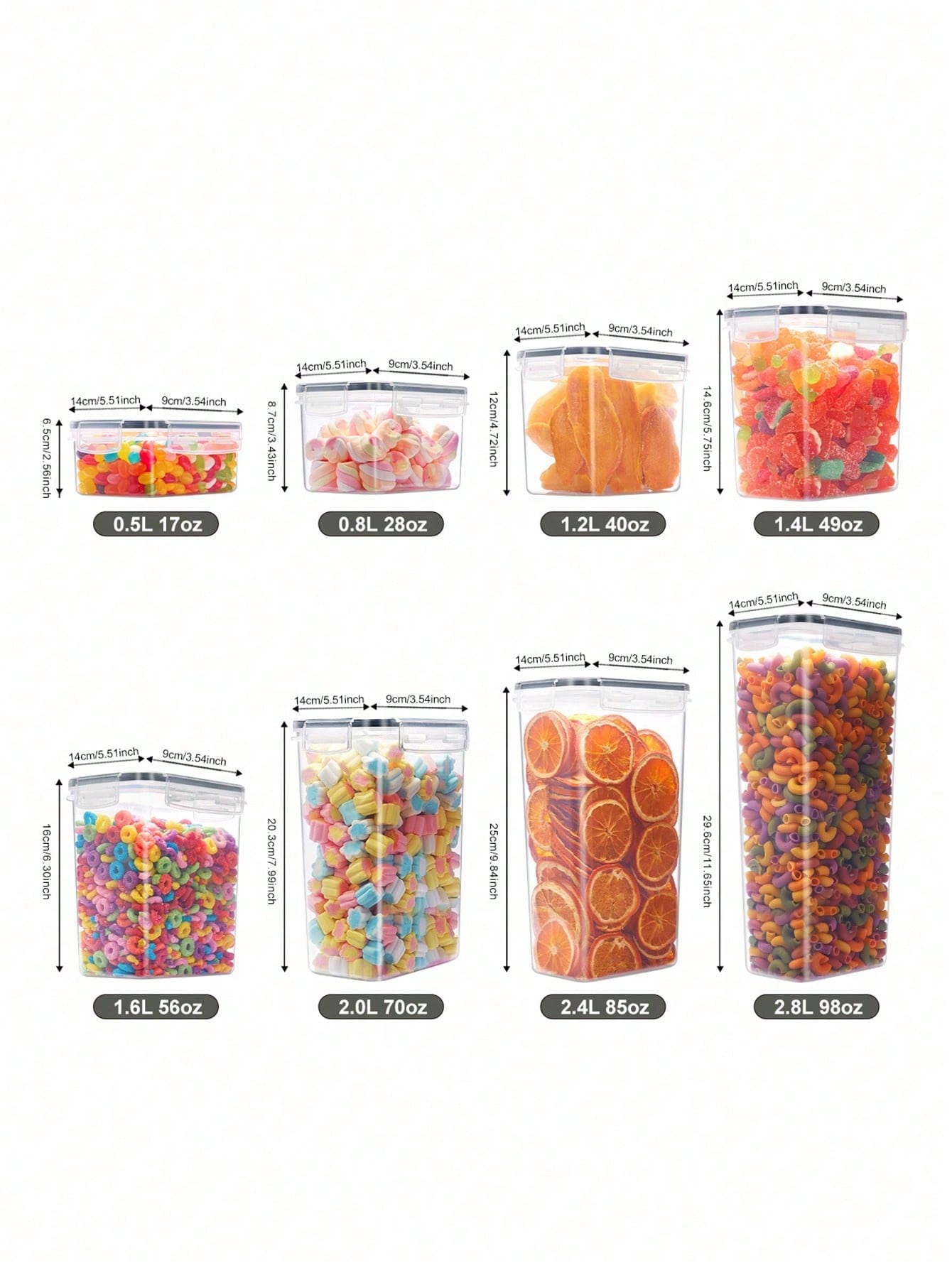 48 buah wadah penyimpanan maka - Food Storage Organization ulasan dan harga