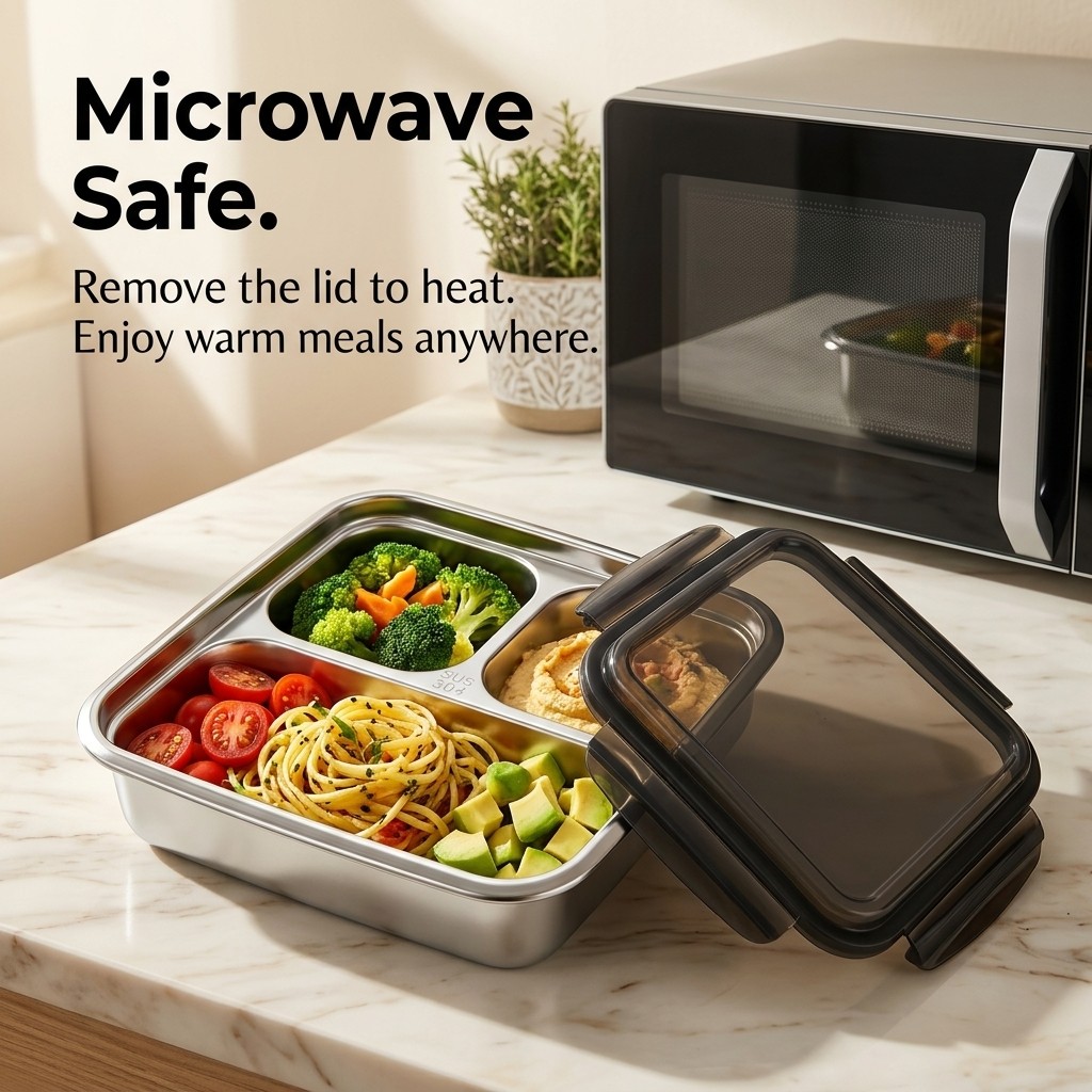 Wadah Makan Siang Kapasitas Be - Food Storage Safety ulasan dan harga