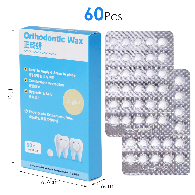 60pcs Lilin Ortodontik Gigi Pe - Food Storage Safety ulasan dan harga