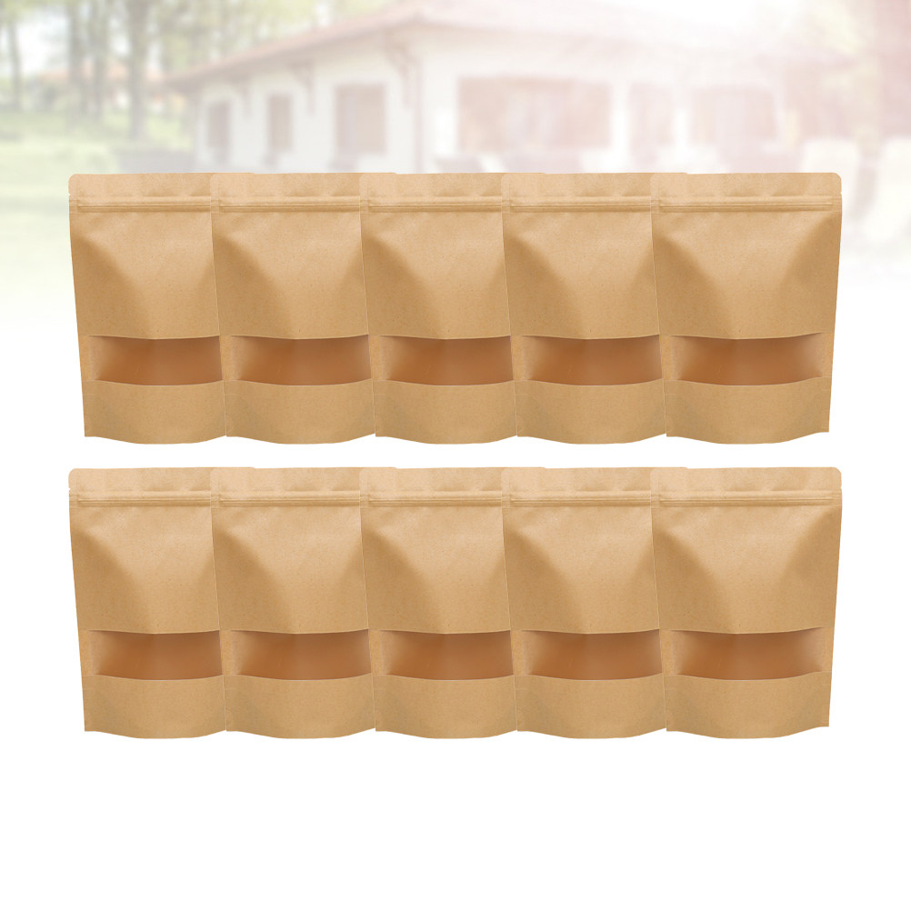 50Pcs Kantong Kertas Kraft Pen - Food Storage Usa ulasan dan harga
