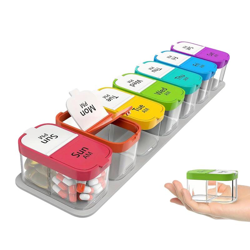 1 Buah Organizer Pil Besar 7 H - Food Storage Containers Xl ulasan dan harga