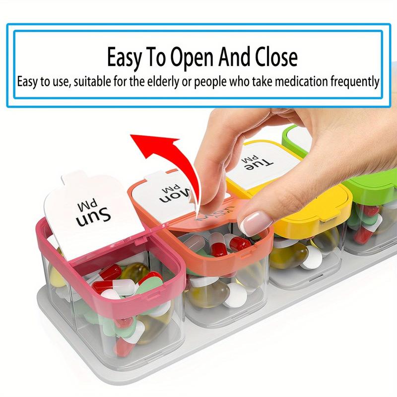 1 Buah Organizer Pil Besar 7 H - Food Storage Containers Xl ulasan dan harga