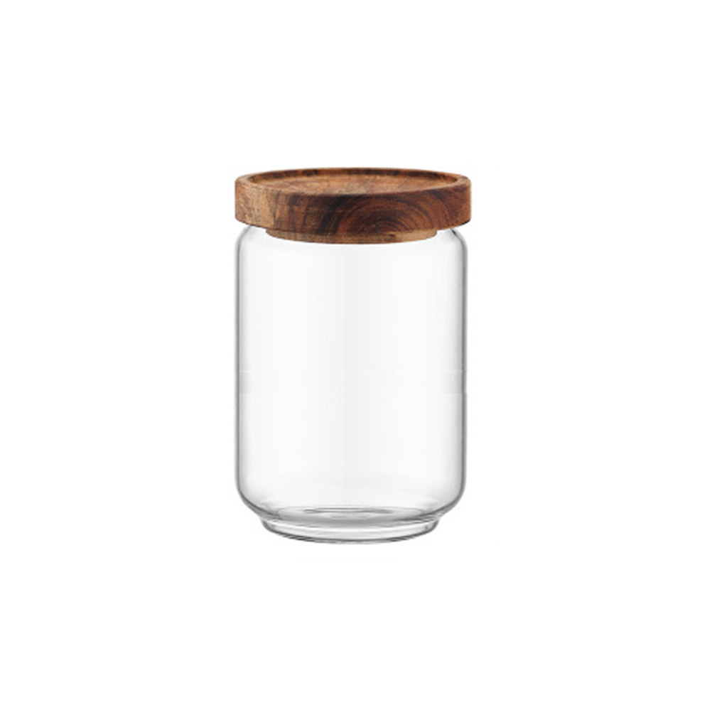 1Pcs Wadah Penyimpanan Biji-bi - Food Storage Jar Glass ulasan dan harga