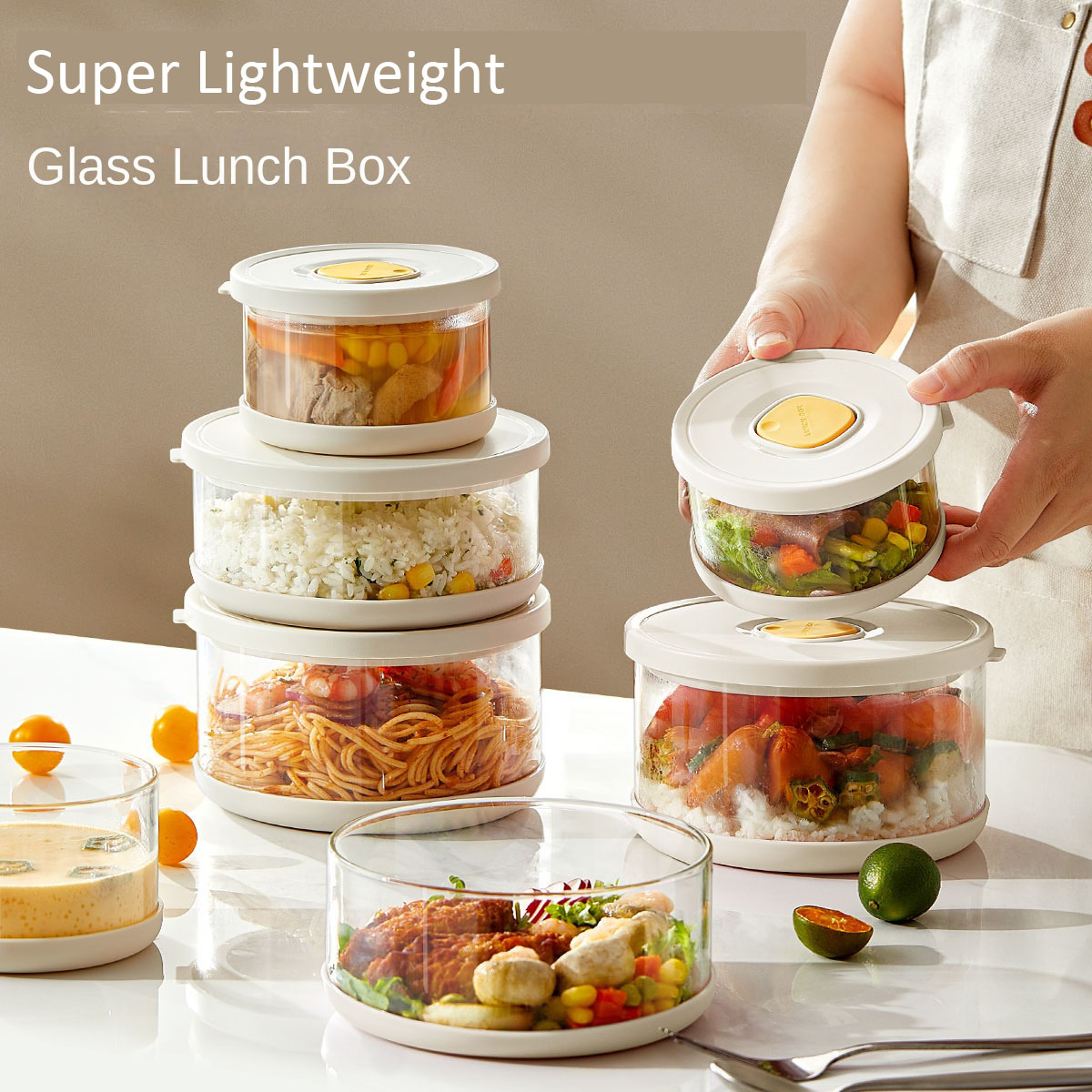 Set Wadah Tupperware Kaca Keda - Food Storage Tupperware ulasan dan harga