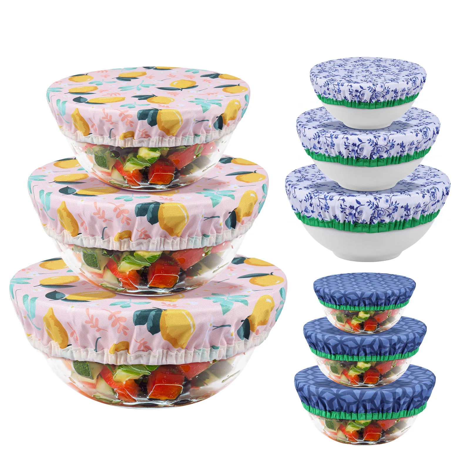 3 Buah Set Penutup Mangkuk Pen - Food Storage Kitchen Container Set ulasan dan harga