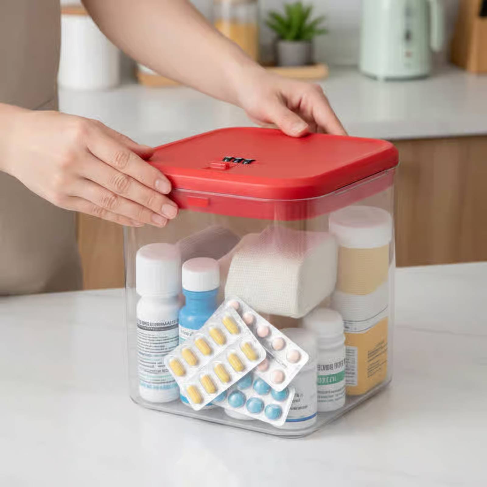 Kotak Penyimpanan Transparan y - Food Storage Usa ulasan dan harga