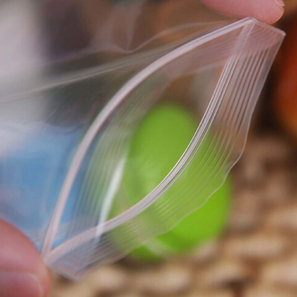 100pcs Kantong Plastik Transpa - Food Storage Usa ulasan dan harga