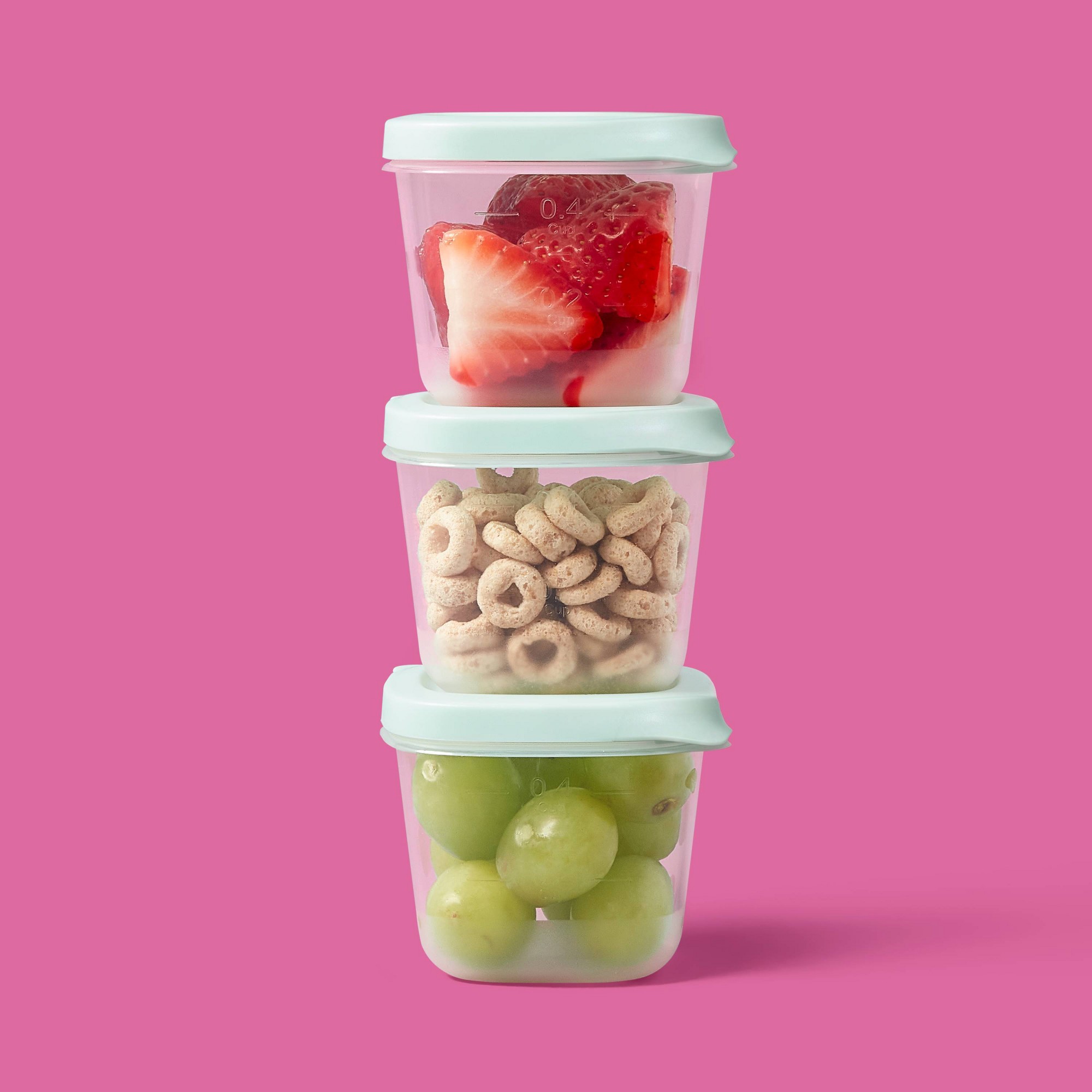 Wadah Penyimpanan Makanan Mini - Food Storage Square Containers ulasan dan harga