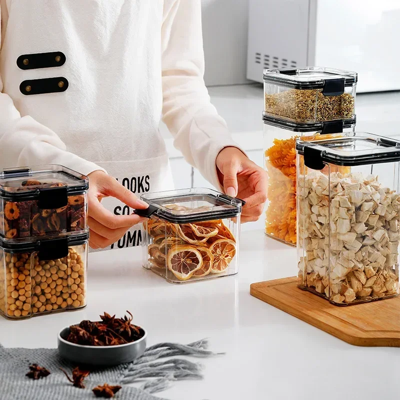 460-1800Ml Set Stackable Dapur - Food Storage Kitchen Container Set ulasan dan harga