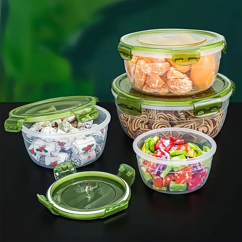 4 Wadah Penyimpanan Makanan Pl - Food Storage Square Containers ulasan dan harga