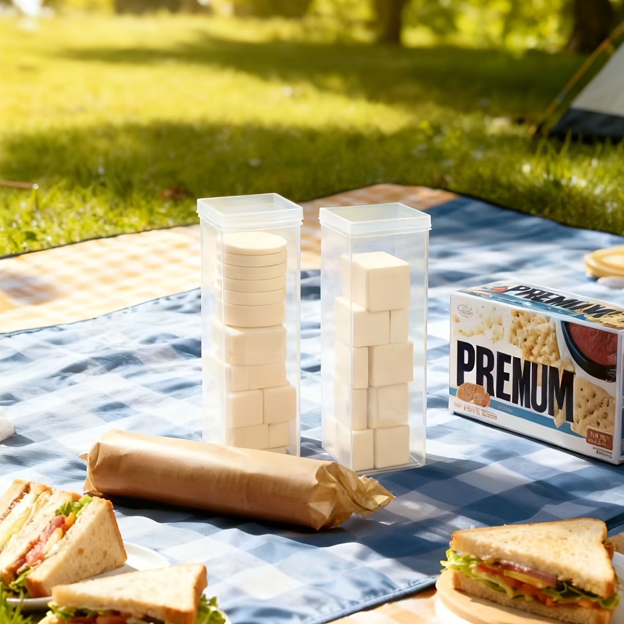Wadah Penyimpanan Makanan Pers - Food Storage Square Containers ulasan dan harga