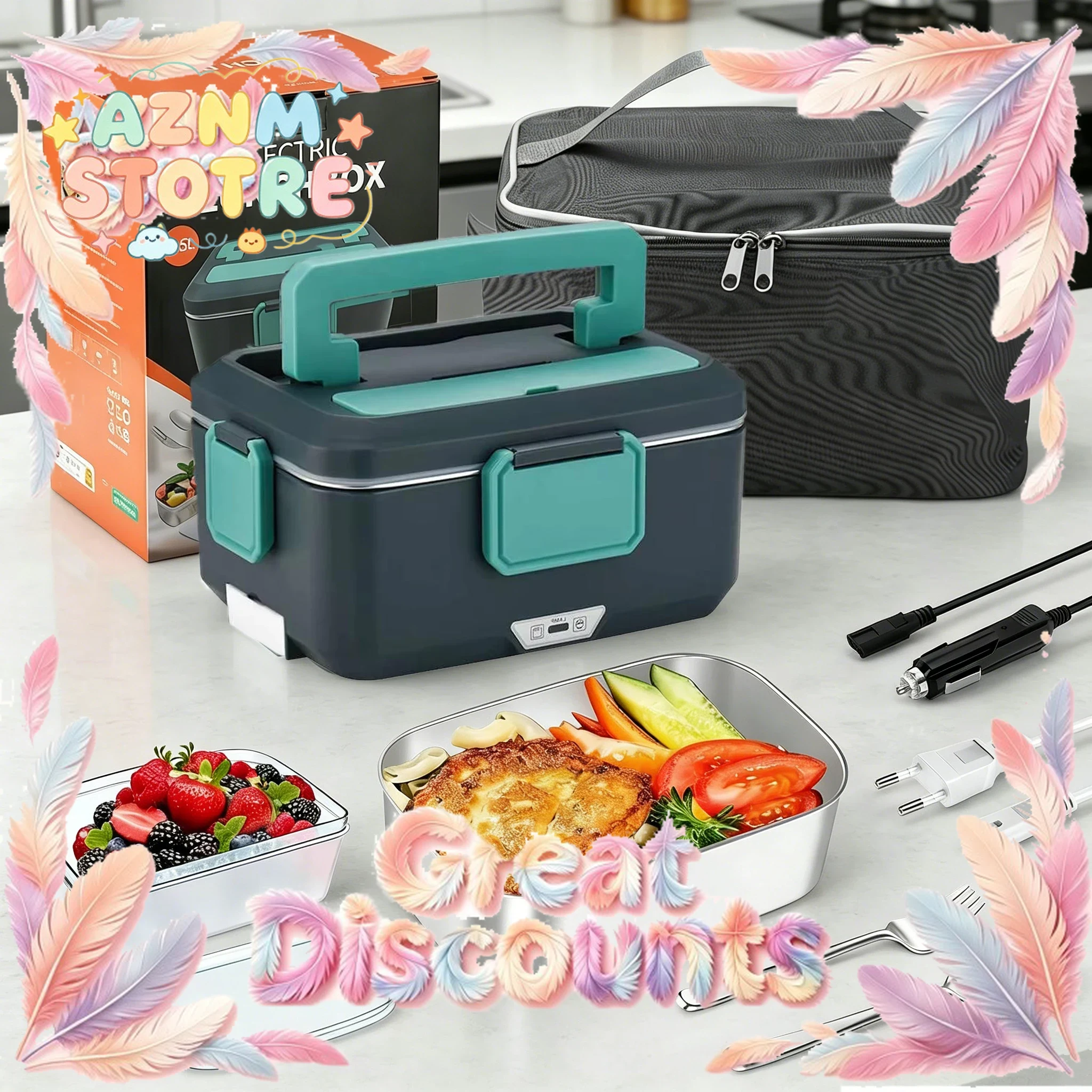Kotak Makan Listrik Portabel 9 - Stainless Lunch Box ulasan dan harga