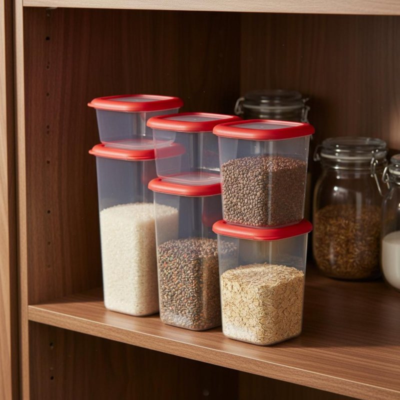 Set Wadah Penyimpanan Makanan  - Food Storage Organization ulasan dan harga