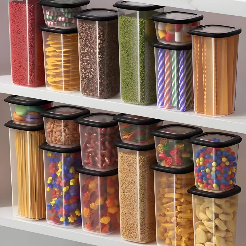 Set Wadah Penyimpanan Makanan  - Food Storage Organization ulasan dan harga