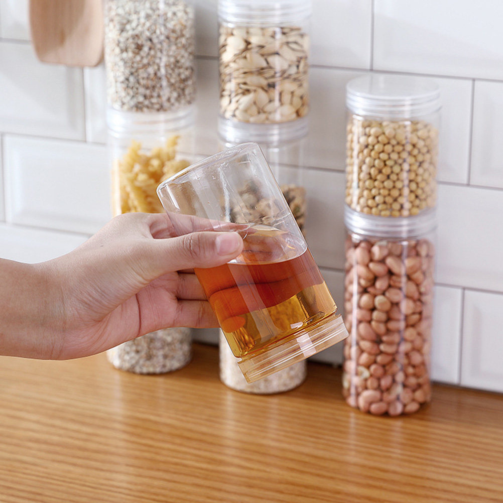 10 Buah Stoples Penyimpanan Ma - Food Storage Jars Plastic ulasan dan harga
