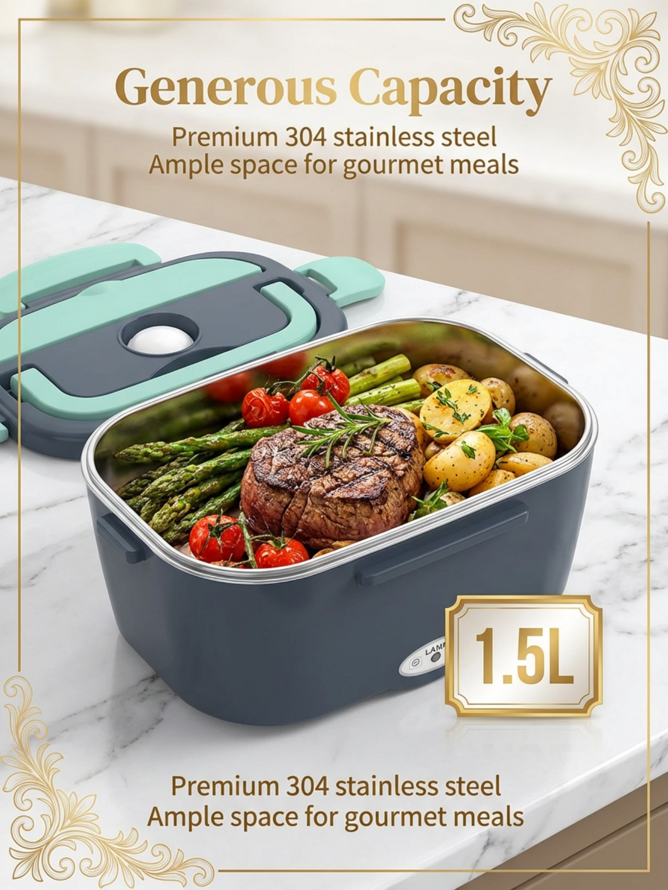 Kotak Makan Pemanas Listrik 60 - Portable Food Warmer ulasan dan harga
