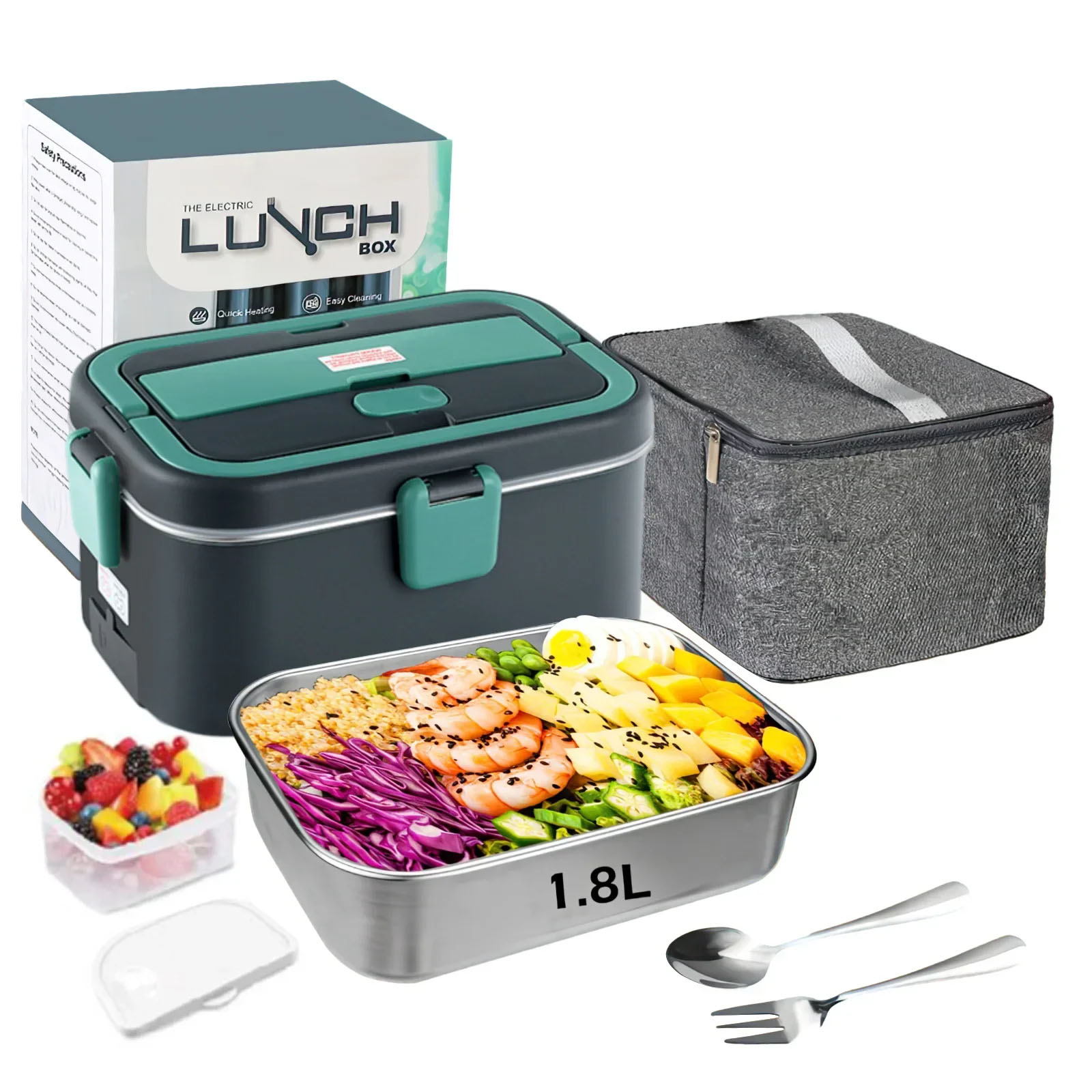 Kotak makan siang listrik, pen - Portable Food Warmer ulasan dan harga