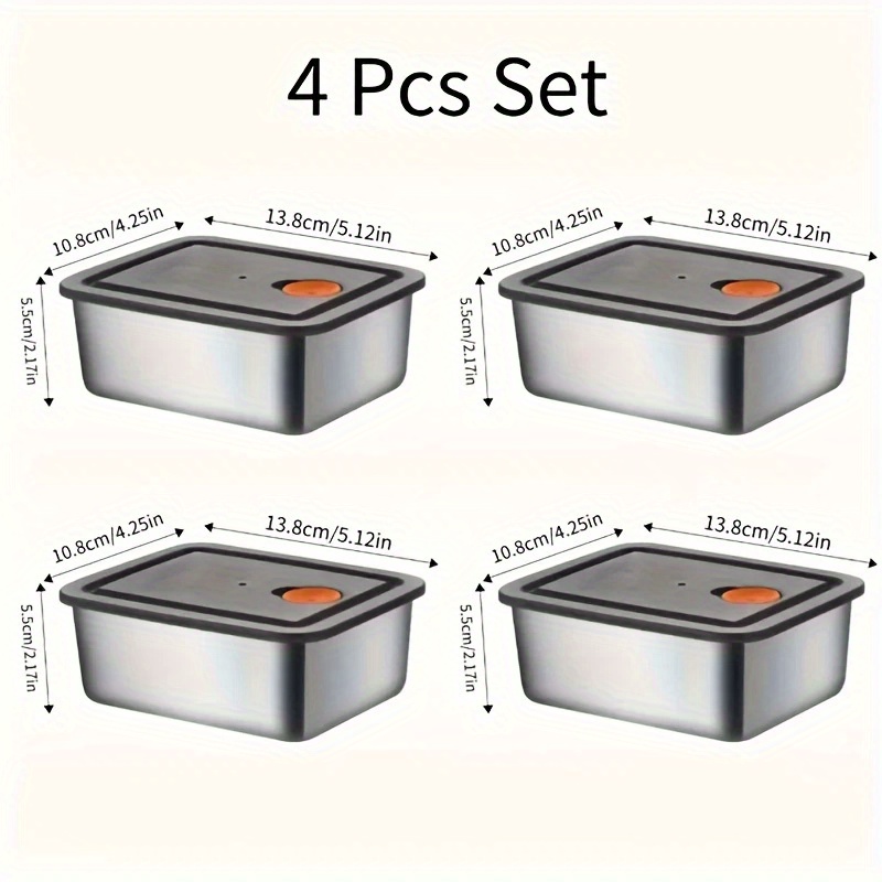 4pc Set Wadah Penyimpanan Maka - Food Storage Organization ulasan dan harga