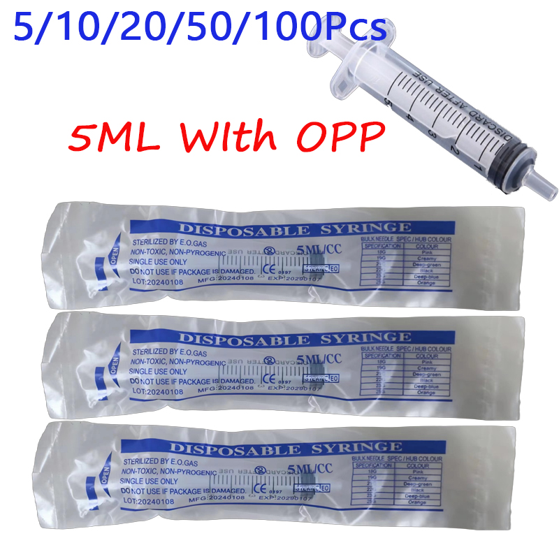 5-100 buah 5ML jarum suntik pl - Food Storage Without Plastic ulasan dan harga