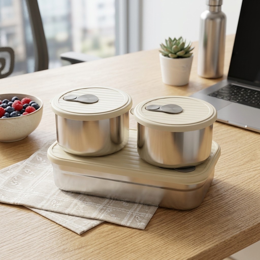 Kotak Bento dari Baja Anti Kar - Food Storage Safety ulasan dan harga