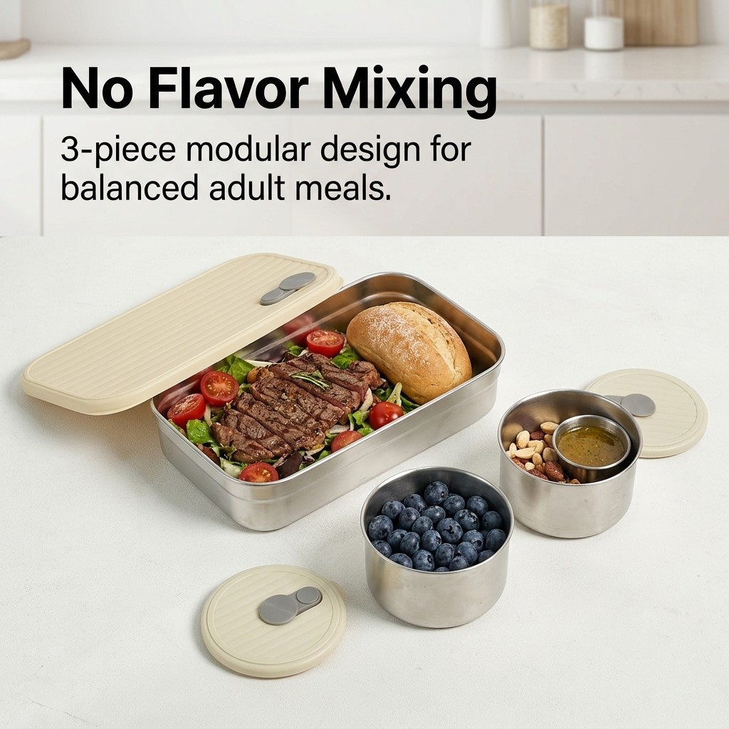 Kotak Bento dari Baja Anti Kar - Food Storage Safety ulasan dan harga