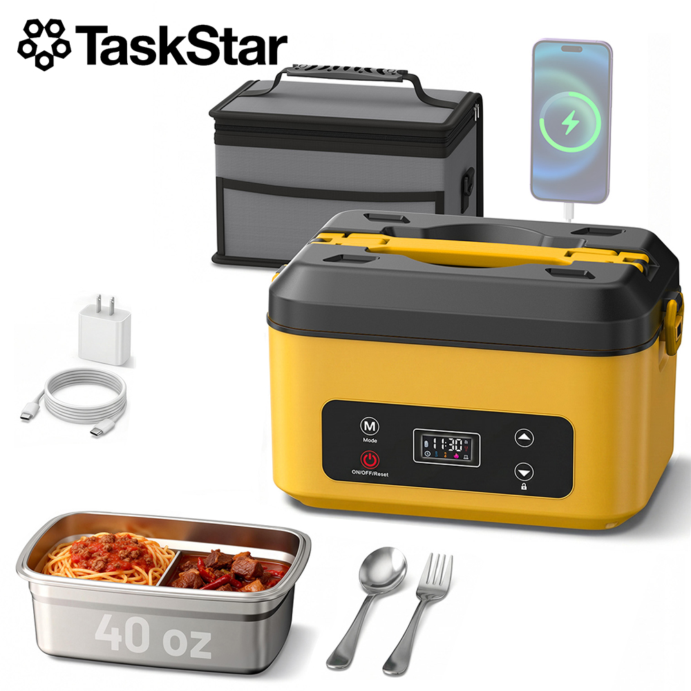 TaskStar Kotak Makan Siang Ber - Portable Food Warmer ulasan dan harga
