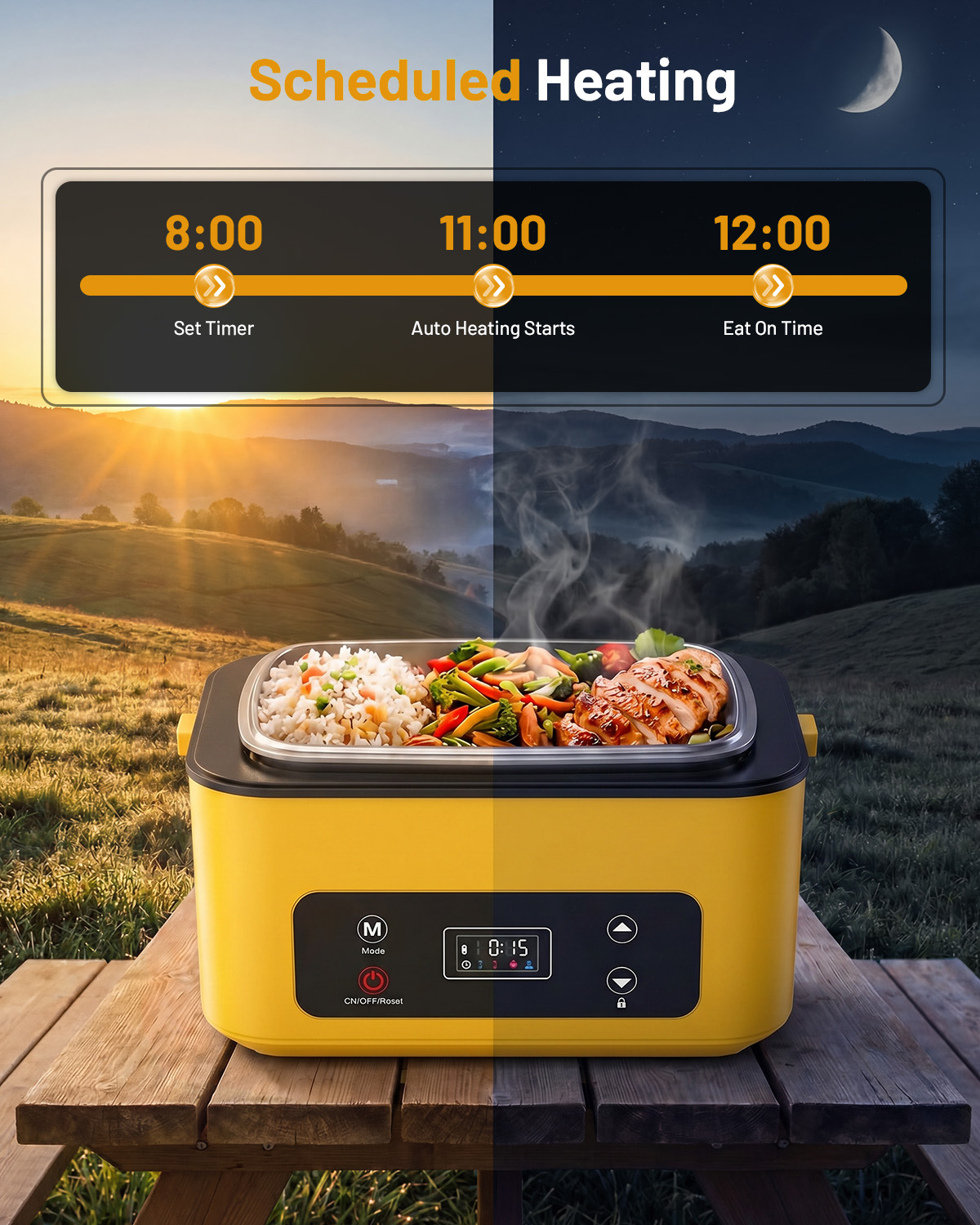 TaskStar Kotak Makan Siang Ber - Portable Food Warmer ulasan dan harga