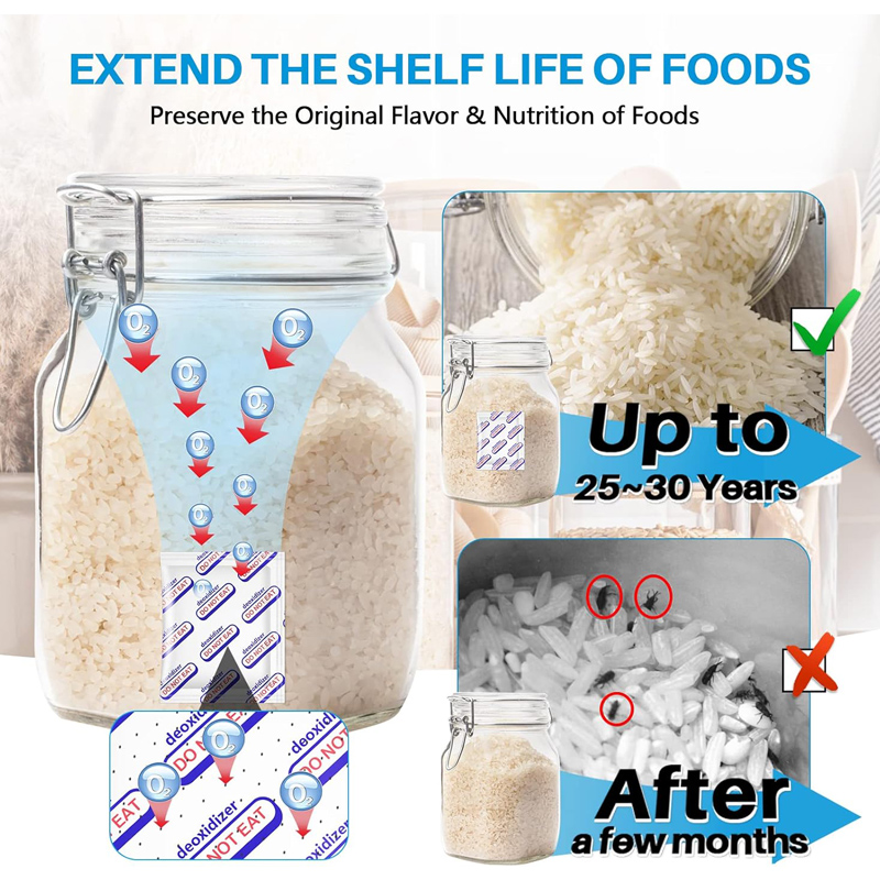 Penyerap Oksigen Kelas Makanan - Food Storage Oxygen Absorbers ulasan dan harga