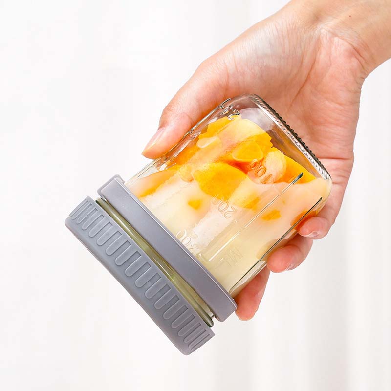 Overnight oat wadah dengan tut - Food Storage Tupperware ulasan dan harga