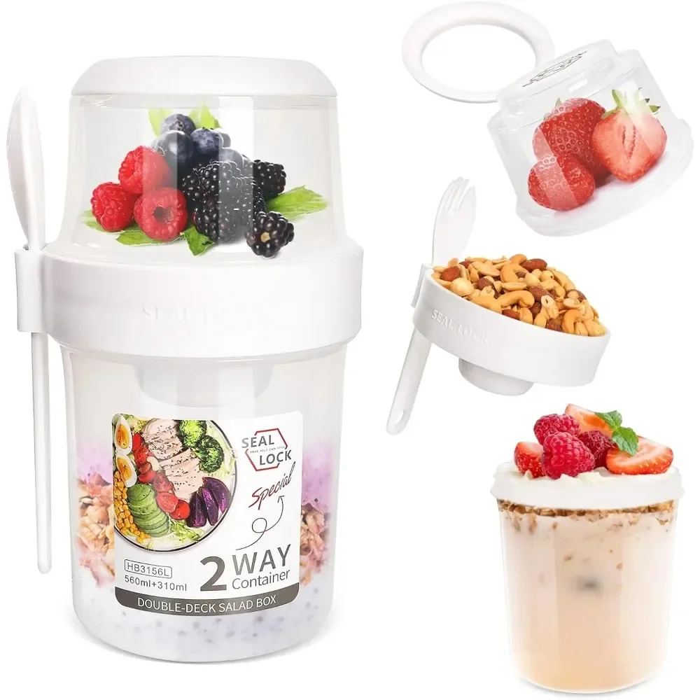 Cangkir Salad Cangkir Sarapan  - Food Storage Kitchen Container Set ulasan dan harga