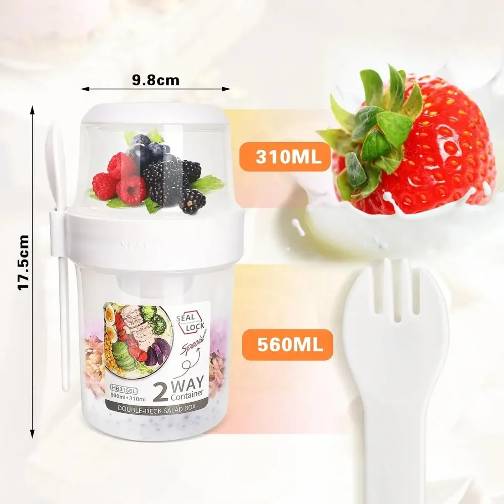 Cangkir Salad Cangkir Sarapan  - Food Storage Kitchen Container Set ulasan dan harga