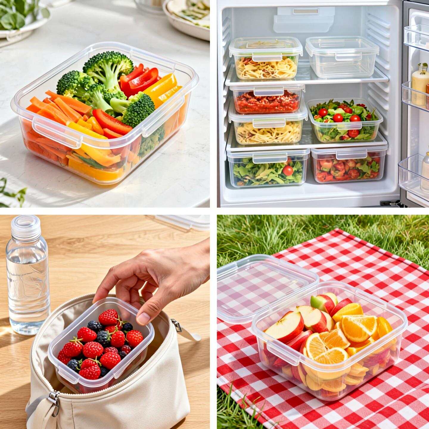 「Pengiriman Gratis」 40 Pcs Set - Food Storage Kitchen Container Set ulasan dan harga