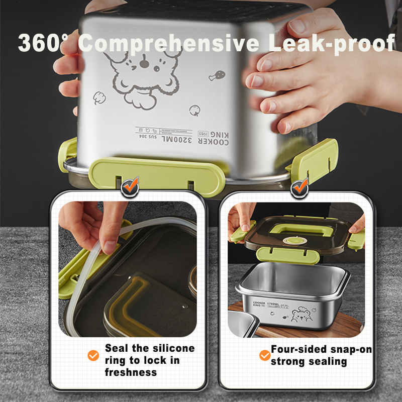 COOKER KING 420Ml-6200Ml Wadah - Stainless Lunch Box ulasan dan harga