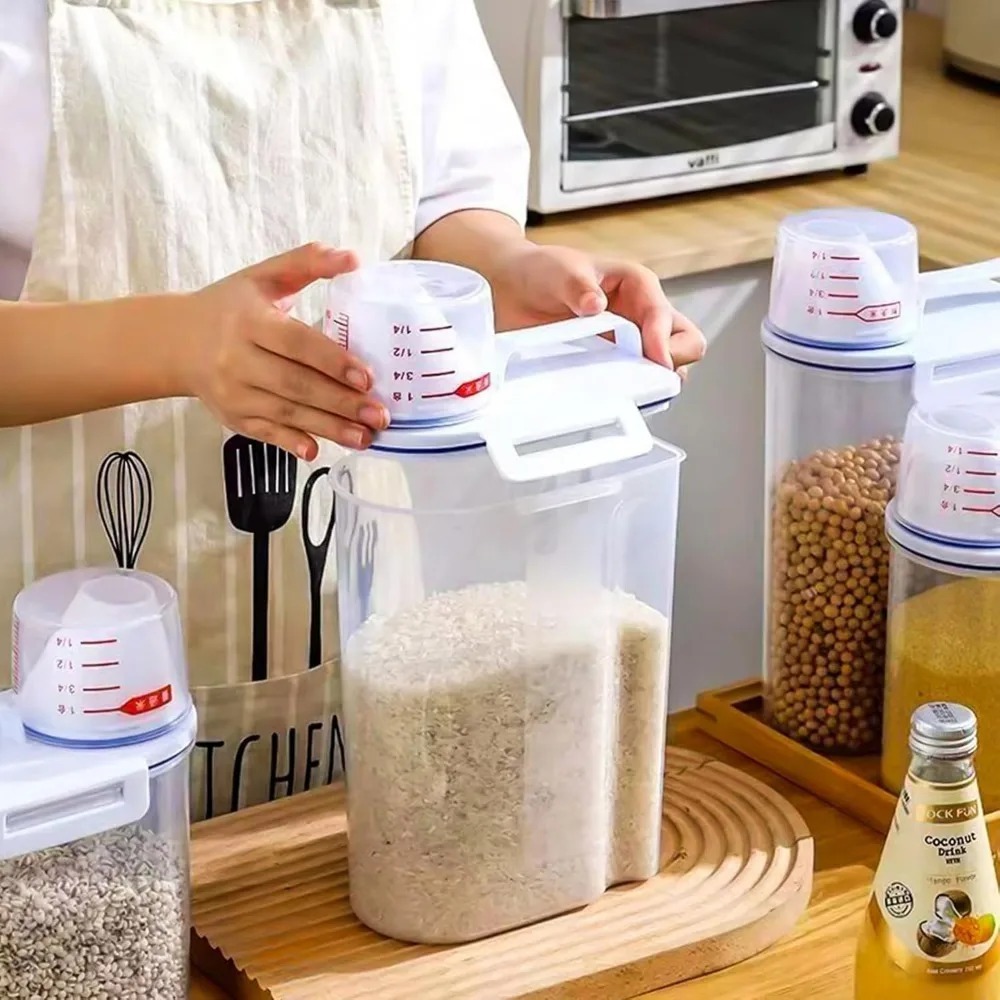 Wadah Penyimpanan Makanan Keri - Food Storage Jars Plastic ulasan dan harga