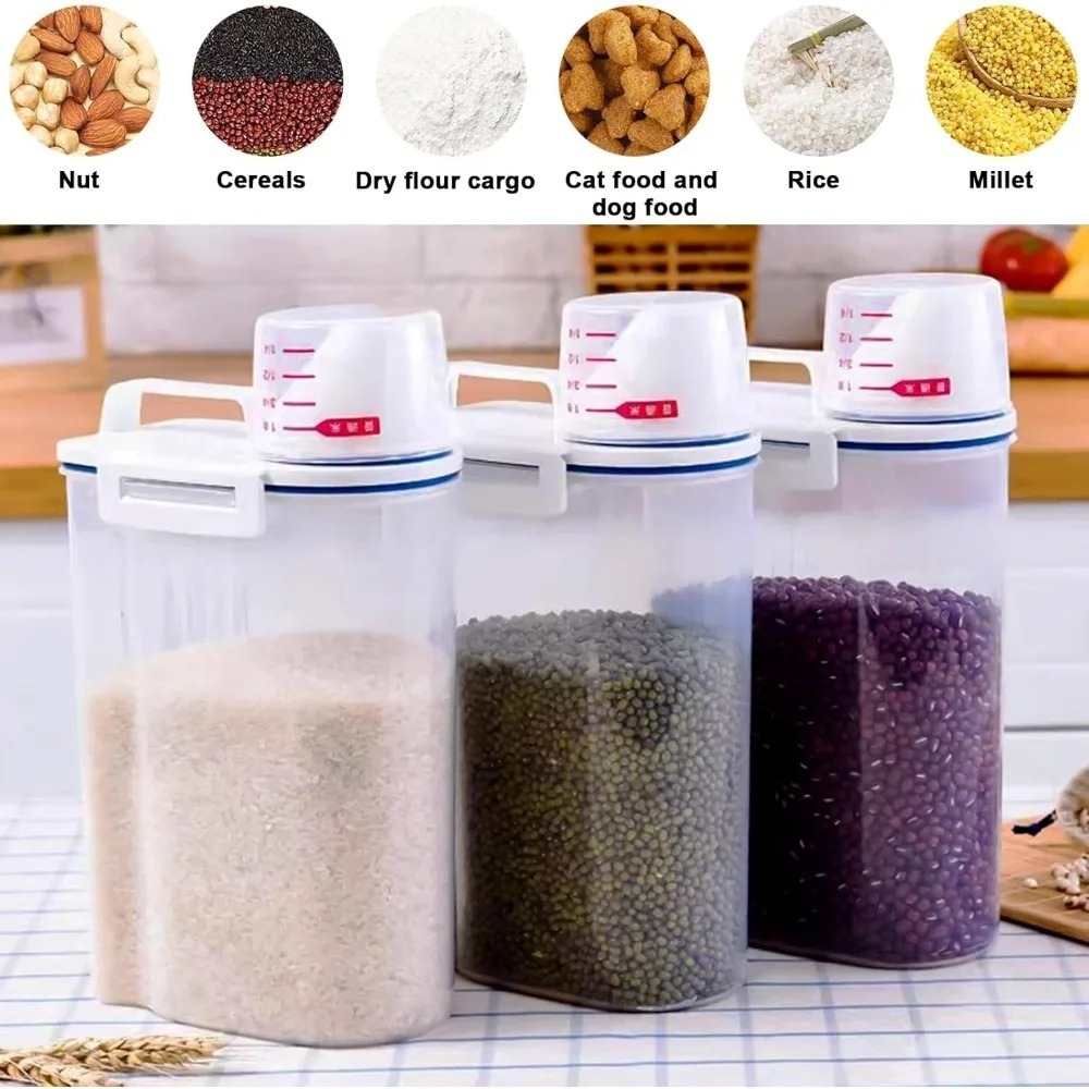 Wadah Penyimpanan Makanan Keri - Food Storage Jars Plastic ulasan dan harga